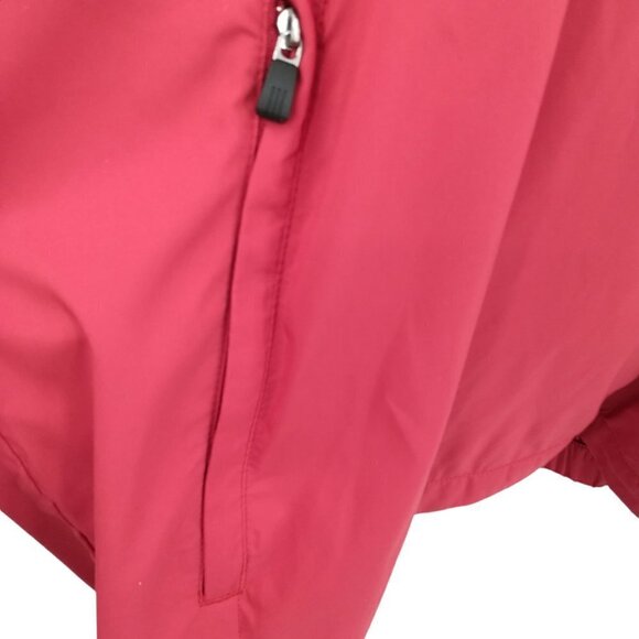 Adidas ClimaProof Short Sleeve Pullover Windbreaker Shirt Jacket Size L Red - Picture 4 of 11